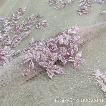 Розовая ткань для вышивки ручной работы